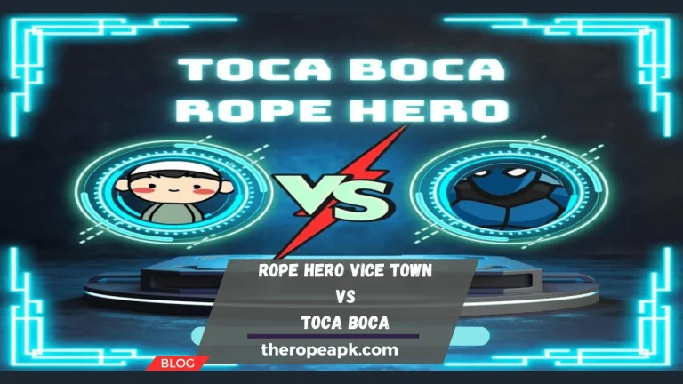 Toca Boca vs Rope Hero Vice Town