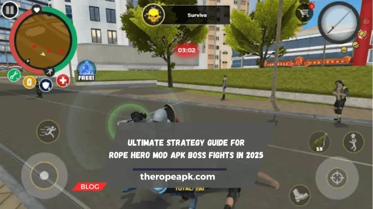 Ultimate Strategy Guide for Rope Hero Mod APK Boss Fights in 2025