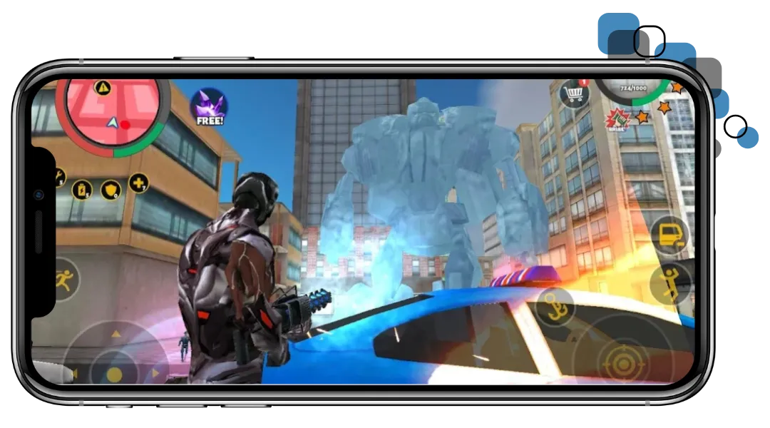 rope hero mod apk action mode