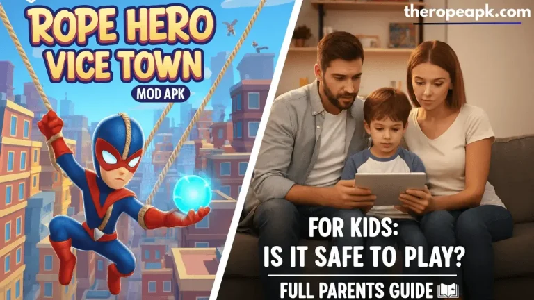 Rope Hero Vice Town Mod APK for Kids