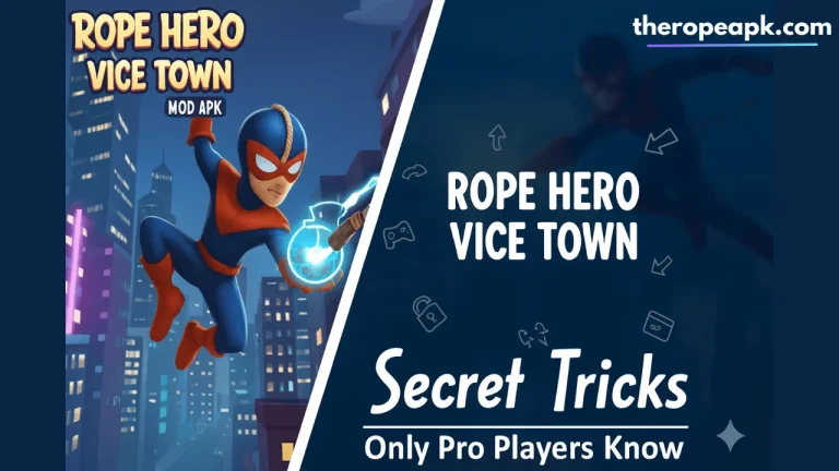 Rope Hero Vice Town Secret Tricks Only Pro Players Know